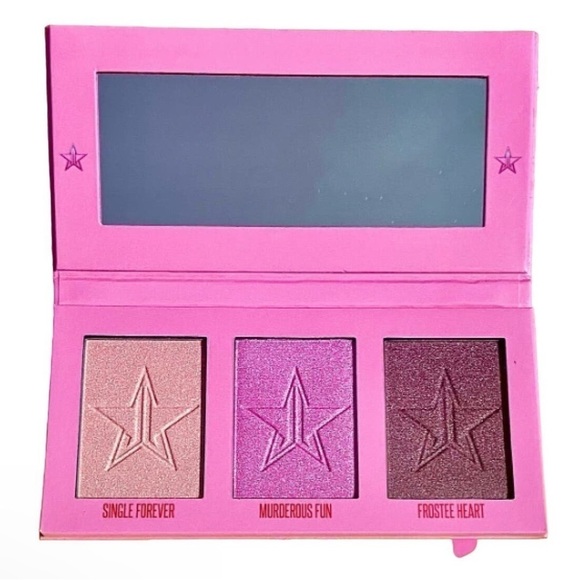JEFFREE STAR Heart Breaker Skin Frost Highlighter Palette Valentine’s Day - Picture 1 of 6